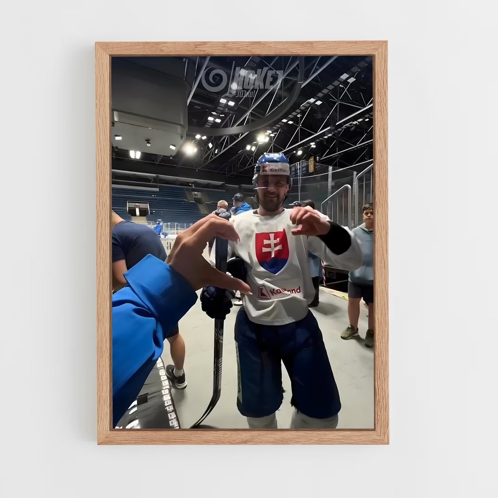 Poster Le Héros du Glace – affiche Hockey sur glace (vue 4)